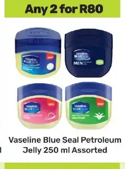 Game Vaseline Blue Seal Petroleum Jelly 250 ml Assorted offer