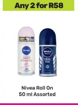 Game Nivea Roll On 50 ml Assorted offer