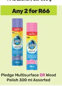 Game Pledge Multisurface OR Wood Polish 300 ml Assorted offer