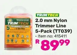 Game TrimTech 2.0 mm Nylon Trimmer Line 5-Pack (TT039) offer