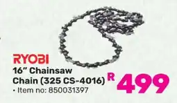 Game RYOBI 16” Chainsaw Chain (325 CS-4016) offer