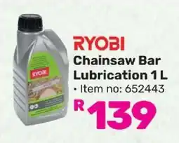 Game RYOBI Chainsaw Bar Lubrication 1 L offer