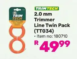 Game TrimTech 2.0 mm Trimmer Line Twin Pack (TT034) offer