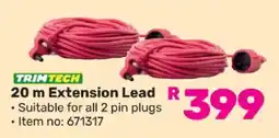 Game TRIMTECH 20 m Extension Lead offer