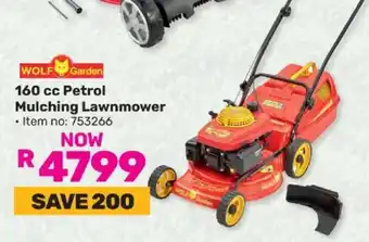 Game WOLF-Garten 160 cc Petrol Mulching Lawnmower offer