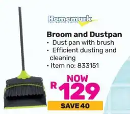 Game Broom and Dustpan offer