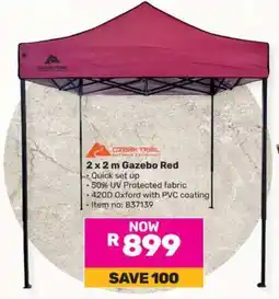 Game 2 x 2 m Gazebo Red offer