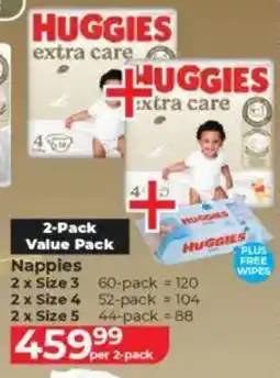 Baby City Huggies Extra Care Nappies Value Pack offer