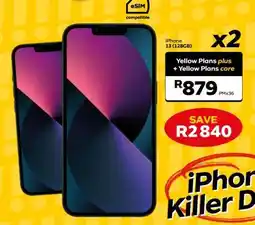 MTN iPhone 13 (128GB) x2 offer