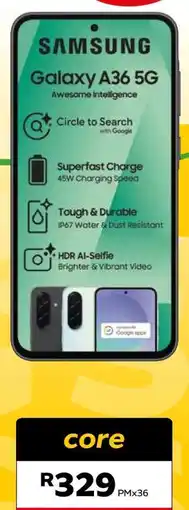MTN Samsung Galaxy A36 5G offer