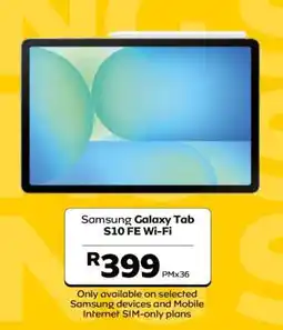 MTN Samsung Galaxy Tab S10 FE Wi-Fi offer