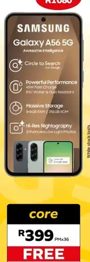 MTN Samsung Galaxy A56 5G offer