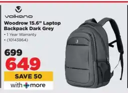 HiFi Corp Volkano Woodrow 15.6” Laptop Backpack Dark Grey offer