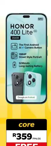MTN HONOR 400 Lite 5G offer