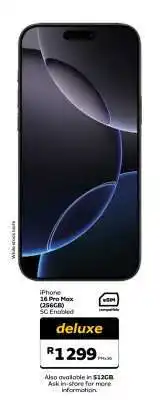 MTN iPhone 16 Pro Max (256GB) offer