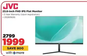 HiFi Corp JVC 23.8-Inch FHD IPS Flat Monitor offer