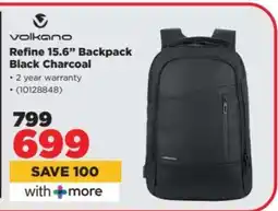 HiFi Corp Volkano Refine 15.6” Backpack Black Charcoal offer