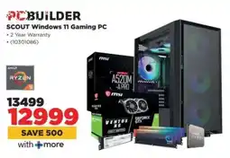 HiFi Corp PCBuilder SCOUT Windows 11 Gaming PC offer