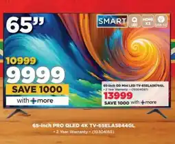 HiFi Corp 65-inch QD Mini LED TV-65ELA5766GL offer