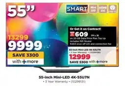HiFi Corp 55-inch Mini-LED 4K-55U7N offer