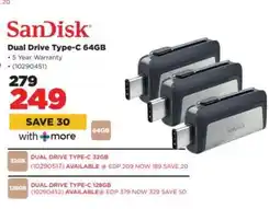 HiFi Corp SanDisk Dual Drive Type-C 64GB offer