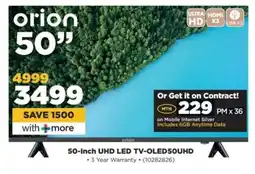 HiFi Corp orion 50-Inch UHD LED TV-OLED50UHD offer