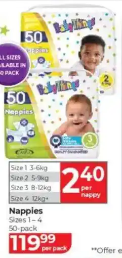 Baby City Baby Things Nappies offer