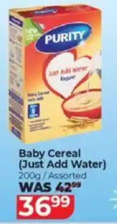 Baby City Purity Baby Cereal offer