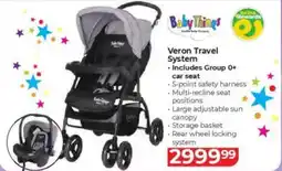 Baby City Baby Things Veron Travel System offer