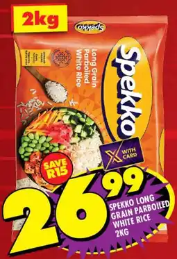 Shoprite Spekko long grain parboiled white rice offer