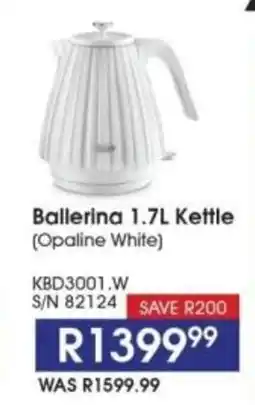 Hirsch's DeLonghi Ballerina Kettle offer