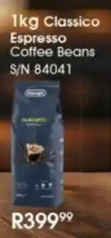 Hirsch's DeLonghi Classico Espresso Coffee Beans offer