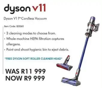 Hirsch's Dyson V11 Cordless Vacuum offer