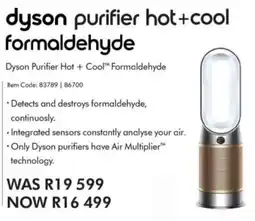 Hirsch's Dyson Purifier Hot + Cool Formaldehyde offer