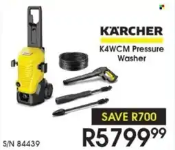 Hirsch's KARCHER K4WCM Pressure Washer offer