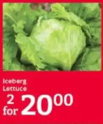 Oxford Freshmarket Iceberg Lettuce offer