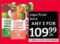 Oxford Freshmarket Liqui Fruit Juice offer