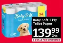 Oxford Freshmarket Baby Soft 2 Ply Toilet Paper offer