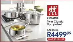 Hirsch's ZWILLING Twin Classic potset offer