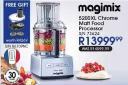 Hirsch's Magimix Chrome Matt Food Processor offer