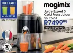 Hirsch's Magimix Juice Expert 3 Cold Press Juicer offer