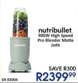 Hirsch's Nutribullet 900W High Speed Pro Blender Matte Jade offer
