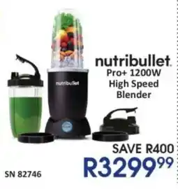 Hirsch's Nutribullet Pro+ 1200W High Speed Blender offer