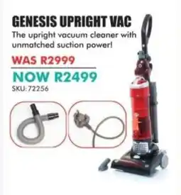 Hirsch's Genesis upright vac offer