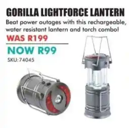 Hirsch's Gorilla lightforce lantern offer