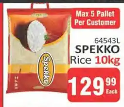 KitKat Cash and Carry SPEKKO RICE 10kg offer