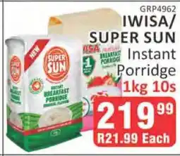 KitKat Cash and Carry IWISA/SUPER SUN Instant Porridge offer