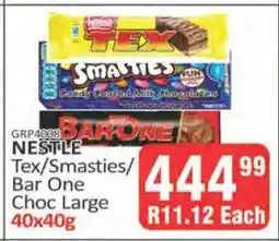 KitKat Cash and Carry Nestle Tex/Smasties/Bar One Choc Large offer