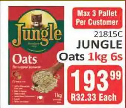 KitKat Cash and Carry JUNGLE Oats 1kg 6s offer