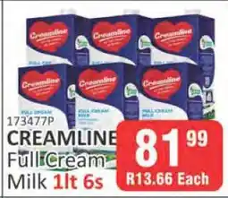 KitKat Cash and Carry CREAMLINE Full Cream Milk 1lt 6s offer